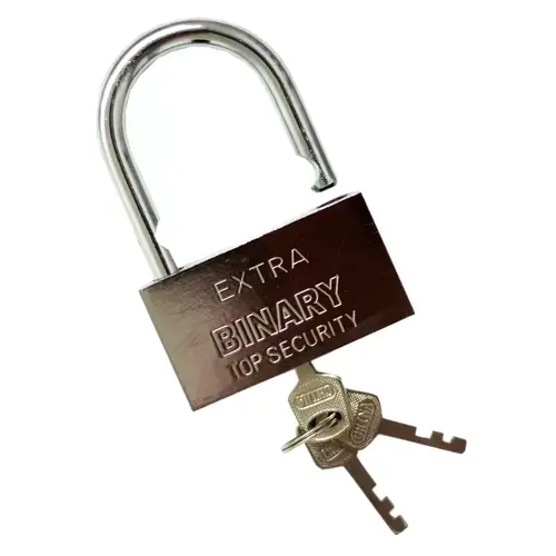 Замок навесной EXTRA BINARY 80мм 6/48 008104