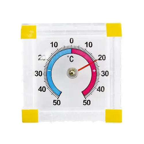 Термометр оконный уличный биометал ТББ квадратный 004554