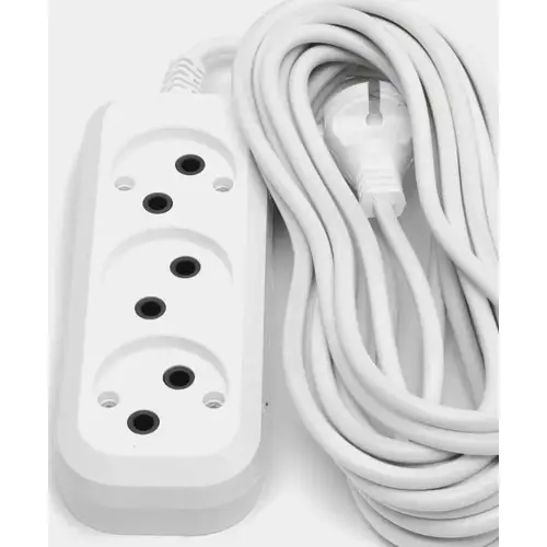 Удлинитель 5м\3гнезда Джетт РС-3 155-205 ПВС 10А б\з 2200Вт