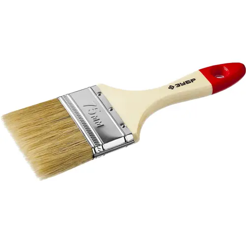 Кисть ЗУБР 75мм 3" натуральная щетина 4-01003-075