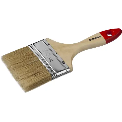Кисть ЗУБР 100мм 4" натуральная щетина 4-01003-100