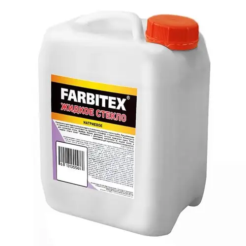 Клей FARBITEX Жидкое Стекло 3,8л 113844