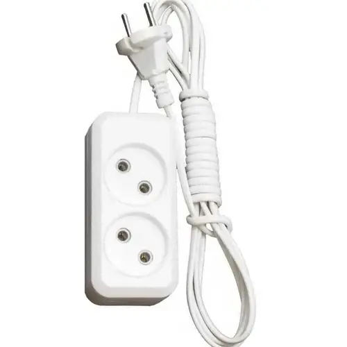 Удлинитель 5м\2гнезда Джетт РС-2 155-105 ПВС 10А б\з 2200Вт