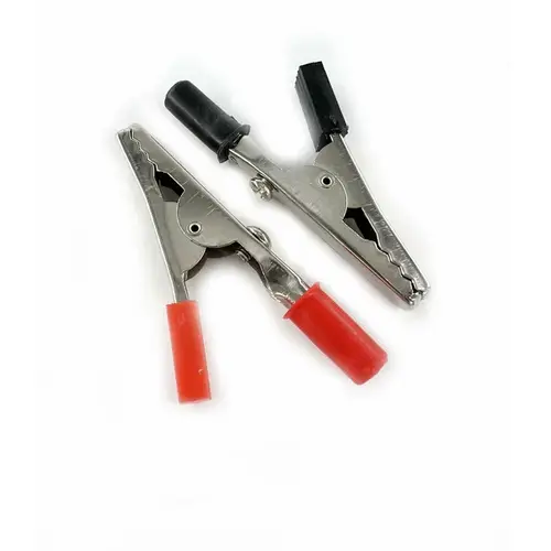 Зажим крокодил 10А L-64мм (пара) 002394