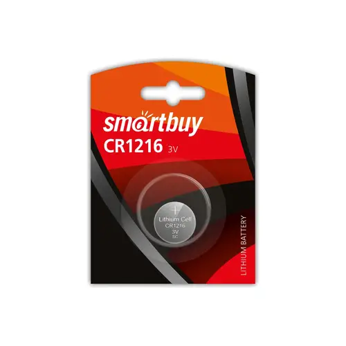 Батарейка Smartbuy CR1216 3V SBBL-1216-1B